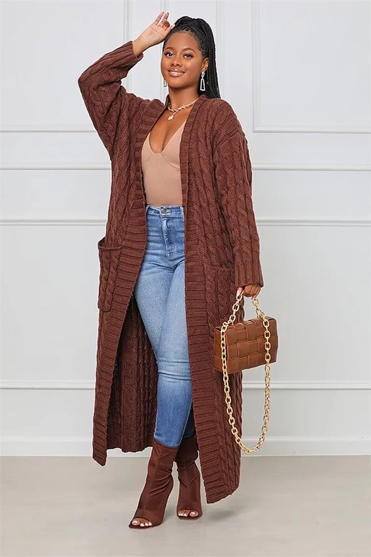 “Cozy” Sweater Duster